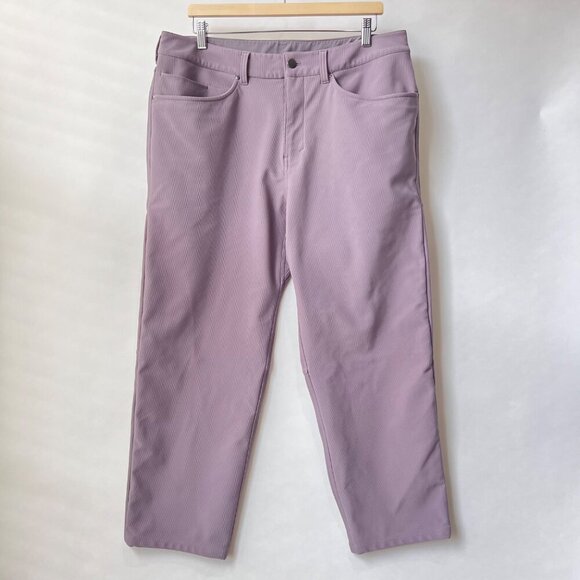 Lululemon ABC Relaxed-Fit Crop Pant Cord ,Size 36 ,Mauve B176 - Picture 3 of 10